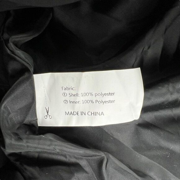 Createmo US Jacket Women's Size Large Long Winter Faux Fur Puffer Coat - Picture 12 of 12